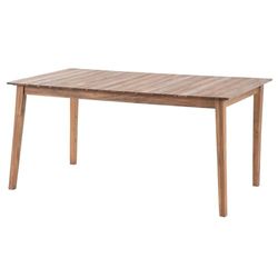 Hespéride - Table de Jardin Rectangulaire Tiwi Beige - 8 Places - Acacia - Mobilier d'Extérieur pour Terrasse Balcon Patio