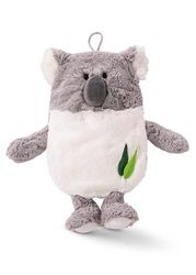 Warmwaterkruik Koala 350 ml 34 cm grijs - Duurzame 2 in 1 - Zacht en gezellig pluche knuffeldier en bedwarmer voor meisjes en jongens - Warmtekussen voor het bed vanaf 10 maanden