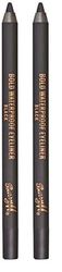 Barry M Cosmetics Bold Waterproof Eyeliner, Black, Pencil (Pack of 2)