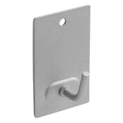 Amig – Lot de 30 Crochets Polyvalents Adhésifs ou à Visser – Avec Trou pour Perçage – Installation Facile – N’abîment pas le mur – Pour surfaces lisses – Acier résistant – Argent