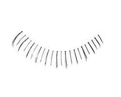 Eulenspiegel L'espiègle 001332 – Professional Motif œil Eye Lashes – Noir étroite Standard diagonale