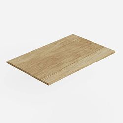 Baikal Encimera de Madera para Baño, en Melamina 16mm. Tablero para Mesa. Varios Acabados y Medidas. Combinable con Cualquier Mueble Modular Encimera de Madera 1,6cm 70 cm Nature