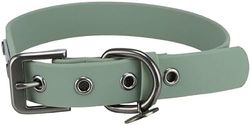 TRIXIE Collare per cani CityStyle S-M: circonferenza collo 30 – 37 cm/20 mm salvia – Collare in PVC di alta qualità per cani di taglia piccola, media regolabile, impermeabile e lavabile, 1971419