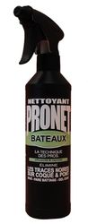 PRONET - Nettoyant Coque Pont Pare battage - Nettoie et dégraisse efficacement - Elimine les salissures, traces noires et de pollution - Tous types de supports - Idéal entretien régulier - Spray 500Ml