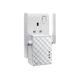 ASUS RP-N12 Wireless-N300 External Antenna Boost Wi-Fi Coverage, Quick and Secure Setup Via WPS Button, Smart LED Signal Indicator and Roaming Assist to Get a Stable Connection