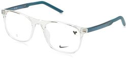 Nike Opticale Occhiali, 900 Clear Space Blue, 53 Unisex-Adulto