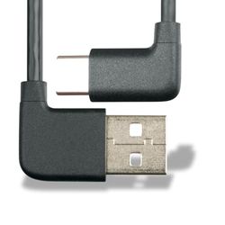 MonkeyLink Uniseks – volwassenen ML-oplaadkabel naar USB-C 30 cm, zwart, 30 cm