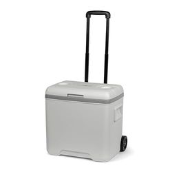 Steamy Marine 30, Frigoriferi portatile passivo con ruote, 30 Litri, Bianco