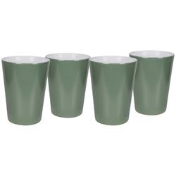 BC Taza melamina 2-t. verde 4pcs