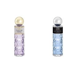 PARFUMS SAPHIR Furor - Eau de Parfum con vaporizador para Mujer - 200 ml & L´uomo - Eau de Parfum con vaporizador para Hombre - 200 ml