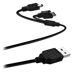 T'nB CBMUSB2IN1 2 in 1 USB-kabel, micro/mini USB (maximaal 2, 4 A)