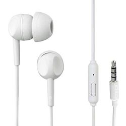 Thomson Ecouteurs filaires "EAR3005W" (filaire, intra-auriculaire, microphone, 20 - 20000 Hz, prise jack 3,5 mm) Blanc