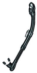 SEAC Vortex Dry, tubo de mergulho e snorkeling com top seco e válvula, adultos, preto