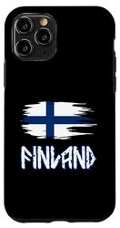 Carcasa para iPhone 11 Pro Diseño de bandera de estilo nórdico antiguo de Finlandia