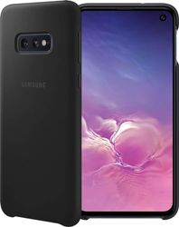 Samsung Galaxy S10e Soft Touch silikonskydd – officiellt Galaxy S10e fodral/skyddande telefonfodral med mjuk beröring silikonfinish – svart