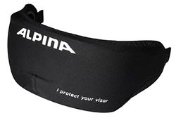 ALPINA Unisex - Vuxen, Visir Cover visirskydd, svart, en storlek