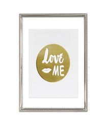 Inov8 Framing Tarnish Resistant Silver Designer Floating Picture Frame with Thin Bead Edge Design for 4x6 inch (10x15cm) Photo