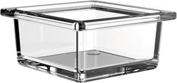 Emco Liaison - Cuenco Cuadrado de Cristal Transparente para rieles