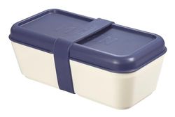 MILAN 085110B Contenitore per alimenti Rettangolare 0,75L, Coperchio Blu marino, Multicolore