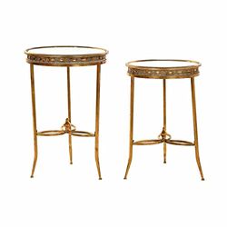 DKD Home Decor Lot de 2 Tables de Chevet, Estándar