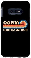 Carcasa para Galaxy S10e COLVIN Surname Retro Vintage 80s 90s Birthday Reunion