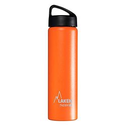 Laken Bouteille Isotherme Classique en Acier Inoxydable avec Isolation Sous Vide et Goulot Large 750 ml Orange