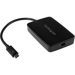 StarTech.com Adaptador Thunderbolt 3 a Thunderbolt 2 de Ordenador Portátil TB3 a Dispositivos TB2 o TB1, No Reversible, Convertidor Thunderbolt 2/1, con Certificación TB3, Win o Mac (TBT3TBTADAP)