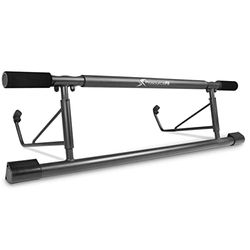 ProsourceFit Vikbar pull up-stång/dörröppningstränare för multianvändning fitness och hemmagym träning