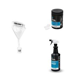 ERRECOM Kit pulizia climatizzatori, include Clima-Net 1L detergente pulizia unità interna e filtri, cover protettiva Wally, A/C Tabs 40 pastiglie climatizzatore ad azione prolungata, guanti inclusi