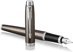 Parker IM Fountain Pen | Dark Espresso | Fine Nib with Blue Ink Refill | Gift Box