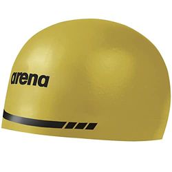 ARENA 3D mjuk USA unisex vuxen silikon badmössa för män och kvinnor simbassäng övning och tävling simkit, gul, extra stor