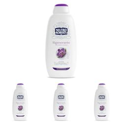 NEUTRO ROBERTS Bagnoschiuma Corpo Beauty con Oli Dermorigeneranti di Jojoba e Riso, Per una Pelle Morbida e Luminosa, Ingredienti di Origine Naturale, Dermatologicamente Testato, Flacone da 600 ml