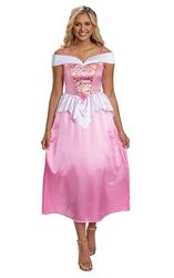 DISGUISE 158379B-EU Aurora Basic Plus Volwassen (Eu) Disney Prinses Fancy Dress Vrouwen, Multi, M, Meerkleurig, M