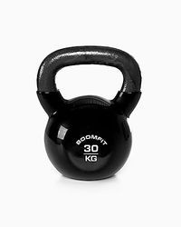 BOOMFIT Kettlebell 30 kg, Unisex-vuxen Kettlebell 30 kg, svart, en storlek