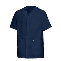 BP 1765-241-0110-Mn unisex superlätt tyg slipkåpa, 49% bomull/48% polyester/3% elastolefin, nattblå, Mn storlek