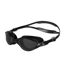 Speedo Unisex V-claS Vue SwiMing Goggles | Zwemmen | Eyewear, Zwart/Zilver/Smoke, One Size