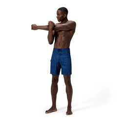 Speedo Men's The Lookout Boardshort 45,72 cm tryck vattenshorts, lagunblå, 36