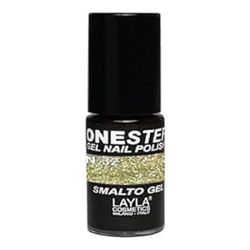 LAYLA ONE STEP Smalto Semipermanente in Gel 3-in-1 Veloce e Facile Applicazione Durata 3 Settimane Alta Pigmentazione Senza Strato di Dispersione 5ML Layla Cosmetics N.32 TWINKLE (Nude)
