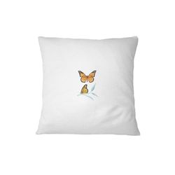 Bona Basics, Funda de cojín Decorativa, decoración del hogar, para sofá, cafetería, Tamaño: 60x60 cm, Color: Blanco