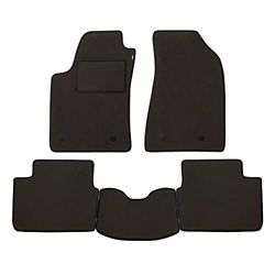 Set Tappetini realizzato per VOLKSWAGEN CADDY 2 posti anno dal 2004 al 2015 in Moquette alta qualità con battitacco in GRIGIO