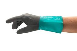 AlphaTec 58530W handskar, nitril, kemiskt och vätskeskydd grön (paket med 6), 11, gRÖN, 6
