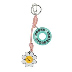 Mr.Wonderful Key Ring - Good Vibrations 12 x 0.4 x 12 cm, Silver, S, silver, S