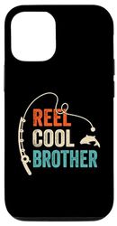 Coque pour iPhone 12/12 Pro Moulinet Cool Brother Funny Best Brother Fishing