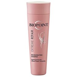 Biopoint Extreme Repair – Shampoo de reconstrução, ação fortificante e reestruturante, limpa suavemente e regenera o cabelo, 200 ml