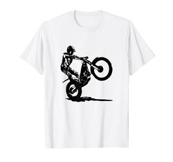 Trial Motocicleta Piloto de Trial Camiseta