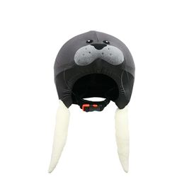 COOLCASC Funda para Casco Morsa - Compatible con Casco de Bici, Esquí y Skate - Niños y Adultos - Talla Única - Diseño Divertido