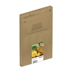 Epson 604XL Serie Ananas - Cartucce per stampante getto d'inchiostro, Multipack 4 colori (Nero, Ciano, Magenta, Giallo), Formato XL, Stampe affidabili casa e ufficio, Confezione EasyMail