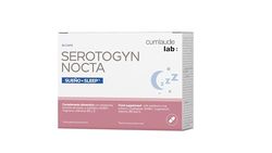 Cumlaude Lab Serotogyn Nocta Complemento Alimenticio Indicado para Combatir el Insomnio durante la Menopausia, con Melatonina, Magnesio, Vitaminas B6 y D, Lúpulo,L-triptófano ,30 Unidad