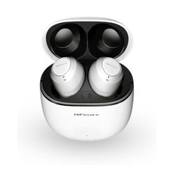 HiFuture OlymBuds3 - Auricolari wireless Comfort Fit, fino a 25 ore di riproduzione, impermeabilità IPX5, vestibilità comoda, driver da 6 mm, bassi potenti, peso leggero, controlli Smart Touch
