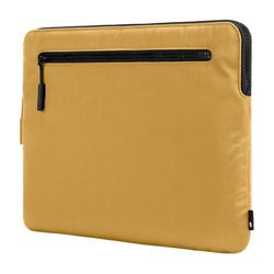 Incase Compact Laptop Sleeve with Flight Nylon - 13-inch MacBook/Laptop & iPad/Tablet Sleeve - Faux Fur Lining, Lightweight, Durable, Weather Resistant, Slip Pocket for Accessories (Sunflower Yellow)